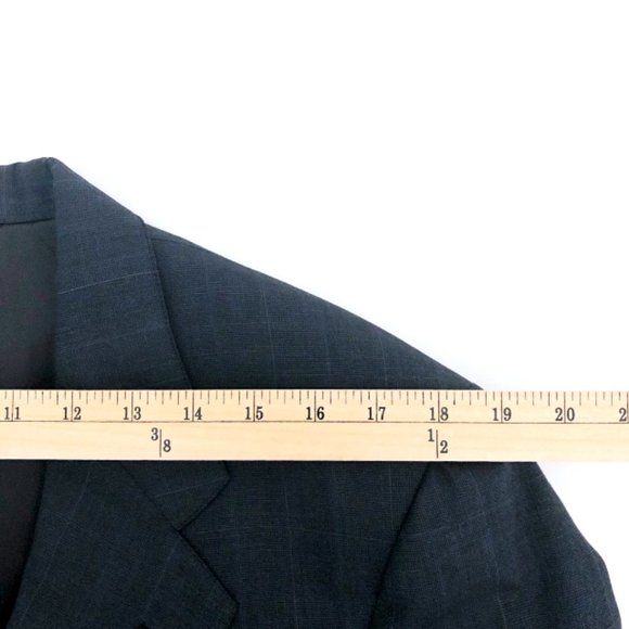 HART SCHAFFNER MARX Men's Plaid Blazer Jacket 42R - Picture 3 of 10